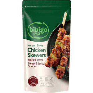 BIBIGO甜辣味鸡肉串(180g)